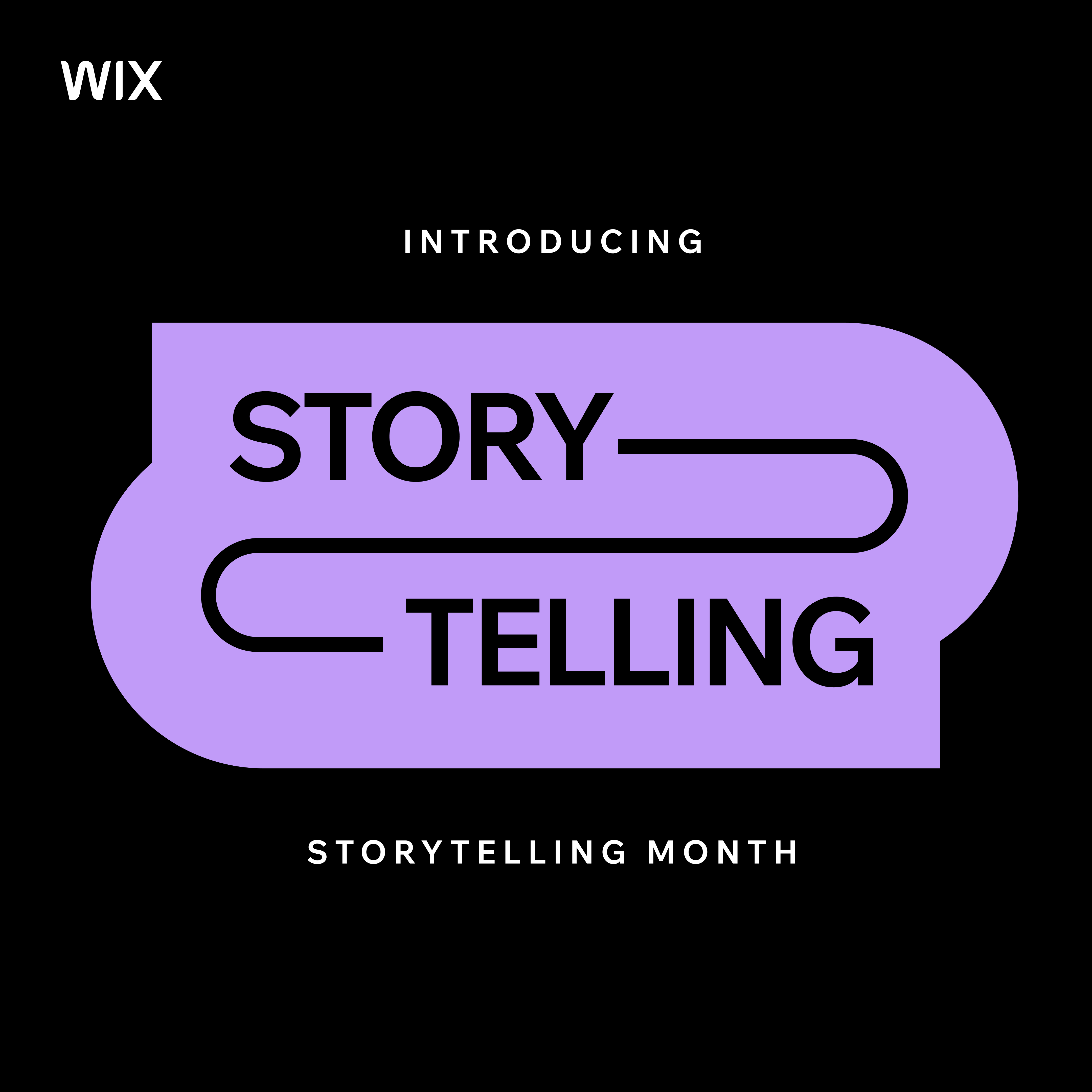Wix – Storytelling Month Branding
